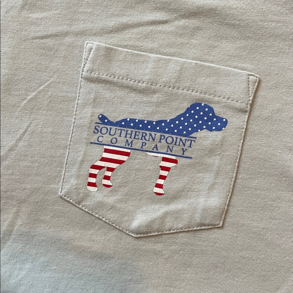 Southern Point Long Sleeve Tee - Gray